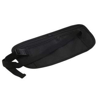 bolsa de viaje en efectivo con cremallera cintura compacta seguridad dinero cintura cinturón bolsa