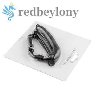 SLEEK ry - cable de bloqueo para casco de motocicleta, color negro, combinación de bloqueo, mosquetón, bicicleta (8)