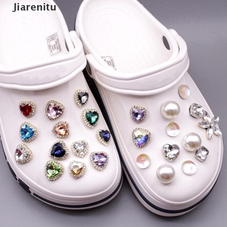 CHARMS [jiarenitu] 1pc croc zapato encantos de diamantes de imitación jibz zapatos accesorios decoración para croc kid zapato. (4)