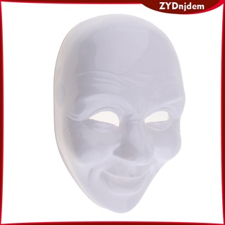 diy máscara en blanco para pintar colorear decorar - plástico, 15 x 18 cm