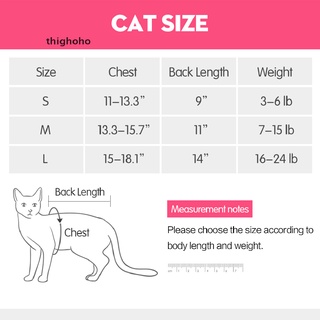 thighoho - traje de recuperación de cirugía de gato para heridas abdominales y enfermedades de la piel (9)