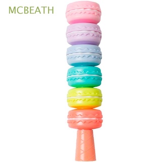 MCBEATH Cute Marker Pen Candy Color Writing Tool Highlighter Drawing Cookie Highlight Mark|Cake Pen Stationery Fluorecent Pen/Multicolor
