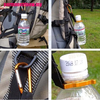 {sun} 2 piezas mosquetón de botella de agua hebilla gancho soporte clip camping senderismo viaje
