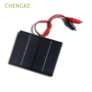 CHENGKE 1.5W Battery Panels with Clip Charger Solar Panel Flexible 12V Polysilicon Power Modules/Multicolor