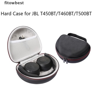 fbco estuche duro para jbl t450bt/t460bt/t500bt caja de auriculares inalámbricos caja de transporte fad