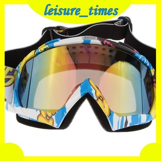 Leisure_times a prueba de viento a prueba de polvo deportes al aire libre resistente a los arañazos Motocross suciedad bicicleta envoltura gafas de esquí gafas de seguridad