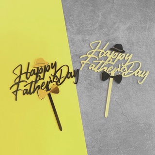 [jfn] decoración de tartas acrílicas para papá feliz día del padre decoración de tartas día del padre decoración para tartas de día del padre (2)