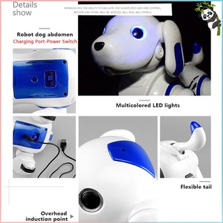 Promoción 837 control Remoto inalámbrico Inteligente animales De juguete De programación De perros robot juguetes niños control Remoto electrónico