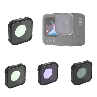 Night Star UV CPL filtro lente de repuesto cubierta protectora lente para GoPro Hero 9