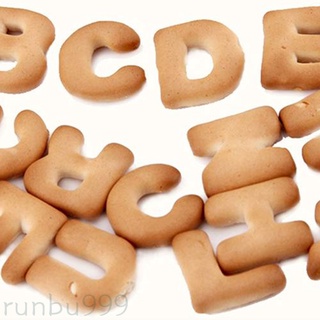 [Runbu999] 37 pzs moldes de galletas con números de alfabeto inoxidables para robar galletas/juego de moldes para decoración de letras