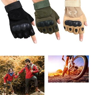guantes de medio dedo para deportes al aire libre antideslizantes fitness sin dedos
