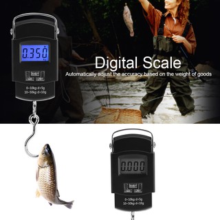 Weiheng 50 kg LCD Digital colgante balanza de equipaje electrónica Mini bolsillo gancho de pesca escalas (2)