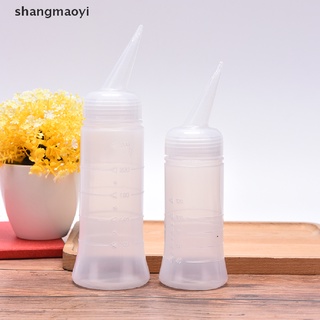 [shangmaoyi] 120/260 ml aplicador de salón medidor de plástico botella [shangmaoyi]