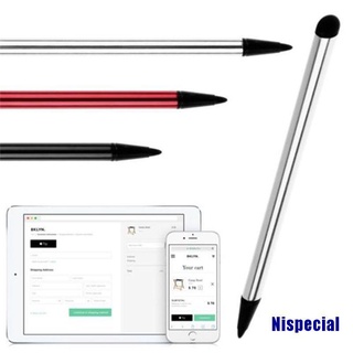 (NiSpecial) 2 En 1 Lápiz De Pantalla Táctil Universal Para iPhone iPad Samsung Tablet Teléfono PC (2)