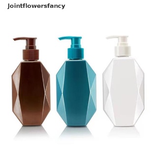 jointflowersfancy creative geometry champú prensa botella de gel de ducha líquido recargable portátil cbg
