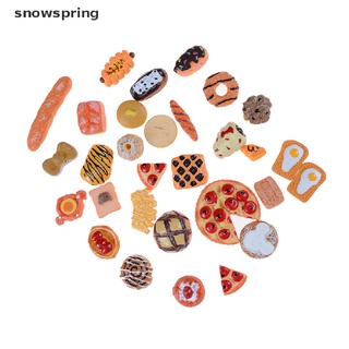 snowspring 10pcs hogar craft mini adorno de alimentos miniatura casa de muñecas decoración horquilla teléfono diy co