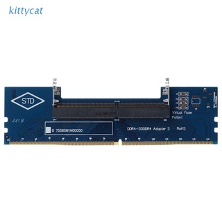 kitty profesional portátil ddr4 so-dimm a escritorio dimm memoria ram conector adaptador de escritorio pc tarjetas de memoria convertidor adaptador