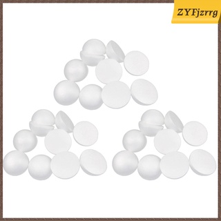 30 modelado de espuma de poliestireno espuma de poliestireno blanco medio redondo esfera diy decoración 4\\\\» (4)