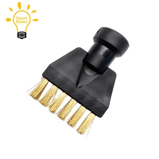 Para Karcher SC1 SC2 SC3 SC4 cepillo de cobre plano cepillo de limpieza para limpiador de vapor adaptador de fijación boquilla de limpieza del hogar