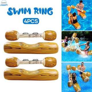 Qswba batalla Log balsas inflable piscina flotador fila juguetes al aire libre juegos piscina flotador juguetes de agua para verano piscina fiesta deporte de agua
