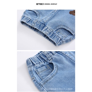 Niñas Jeans 2021 Primavera Otoño Nuevo Estilo Versión Coreana Occidental Pantalones Medio Grandes Niños Sueltos