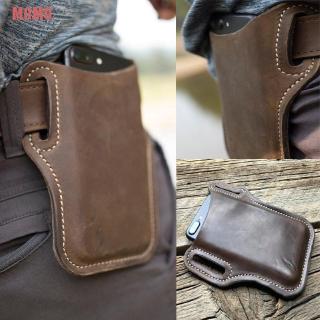 momo hombres teléfono móvil loop funda de cinturón cinturón bolsa de cintura props cuero monedero teléfono cartera (1)