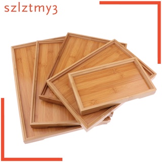 Bandeja rectangular De madera Para Servir Frutas/loncheras/platos De madera