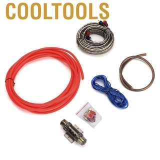 Cooltools 8GA amplificador Subwoofer conjunto de líneas tubo coche Audio Cables modificación
