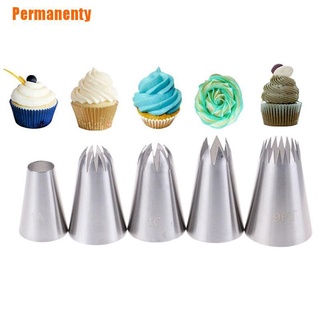 Permanentey ❤ 5 pzs boquillas De decoración rusas grandes para glaseado De pasteles