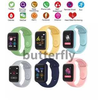 Reloj inteligente y68/d20/gm20/reloj inteligente con bluetooth usb con monitor cardiaco(l18) iphone iwatch apple