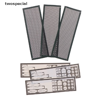 [twospecial] 3 piezas filtro de polvo de pvc universal diy shield placa trasera para chasis de ordenador e/o [twospecial]