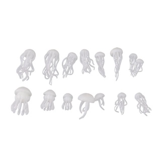 du 16 pzs/set de material de relleno epoxi de resina 3d de cristal/mini medusas modelado
