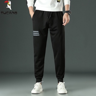 Nueva llegada de los hombres de la moda pantalones deportivos de longitud completa Casual ropa deportiva pantalones de algodón pantalones Jogger