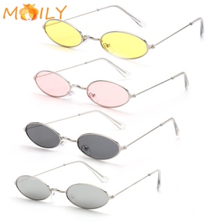 moily verano vintage sombras diseño de moda gafas ovaladas gafas de sol accesorios hombres y mujeres pequeño marco retro gafas de sol