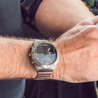 Reloj Digital Analógico deportivo para hombre/reloj De buceo Completo De acero para negocios/reloj De pulsera/reloj De brújula De 200 M impermeable (4)