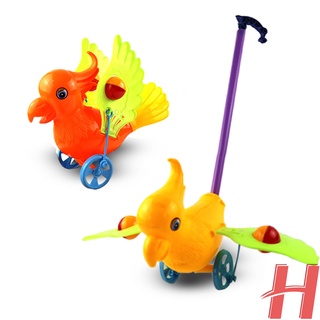 Baby Learning Walker juguetes para niños pequeños aprendizaje de dibujos animados carro Push juguete (1)