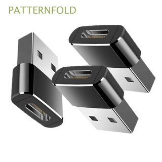 PATTERNFOLD New Adapter Alloy Converter USB Male To Type C Female Data Charger Cable Connector Plug OTG