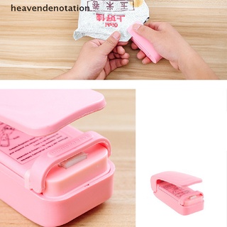 [heavendenotation] mini máquina de sellado de calor portátil sellador de impulso sellador de embalaje bolsa de plástico herramienta