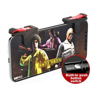 2pcs teléfono móvil juego gatillo Gamepad PUBG botón mango para L1R1 Shooter controlador teclados agarre para IPhone teléfono Android (3)