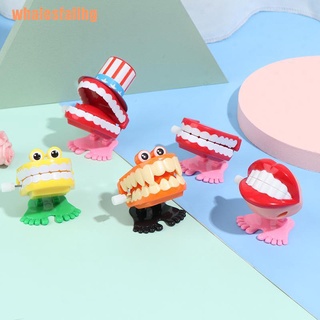 ✿whalesfallhg✿ Funny Cartoon Teeth Denture Foot Clockwork Educational Developmental Toys Gift
