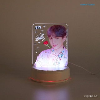 🙌 neworleans Kpop BTS mapa del alma Persona 7 colores LED luz de noche mesa lámpara de escritorio regalo h0LJ (9)