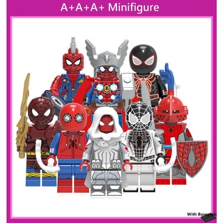 Legoing Minifigures Super Héroe Spider-Man Bloques De Construcción Juguetes Para Niños Regalos