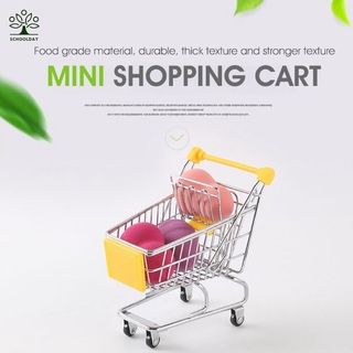 mini supermercado carrito de mano carrito de compras carrito de almacenamiento cesta de almacenamiento juguete