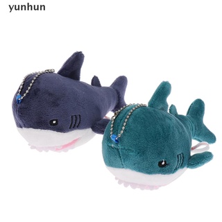 yunhun 1pc precioso 15 cm tiburón peluche peluche juguete colgante regalo llavero peluche muñeca.