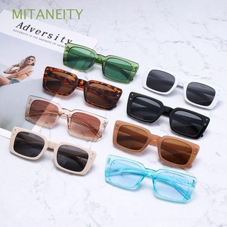 mitaneity moda rectángulo gafas de sol de las mujeres de la moda retro gafas de sol para las mujeres accesorios streetwear uv400 vintage gafas