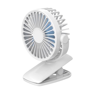 [Vida en el hogar] X011 ventilador de escritorio portátil Clip en ventilador de escritorio ventilador de refrigeración USB potencia 3 velocidades ajustable pequeño enfriador de aire ventilador Personal para oficina uso en el hogar
