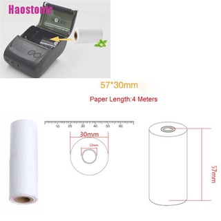 [Haostontr] 5PCS 57x30mm rollo de papel de recibo térmico para móvil POS 58 mm impresora térmica mucho