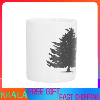 Kkala - taza para cambiar de Color, diseño de árboles de navidad, cerámica para oficina en casa