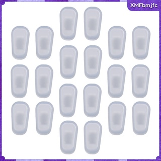 10 Pairs of Soft Silicone Glasses, Nose Pads, Replacement (4)