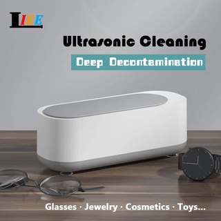 Limpiador ultrasónico de limpieza de ultrasonido lavadora portátil máquina de onda tanque de joyería gafas reloj de descontaminación profunda hogar